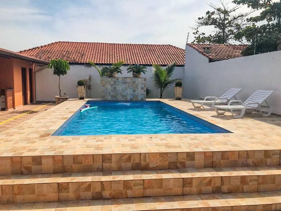 Villa Casa Com Piscina Itanhaem Cibratel II Exterior foto